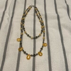 Vintage, Beaded Double Strand Necklace, Free w Bundle